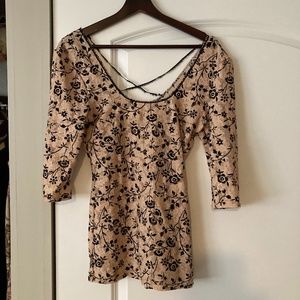 Free People ALWAYS ON MY MIND TOP IVORY